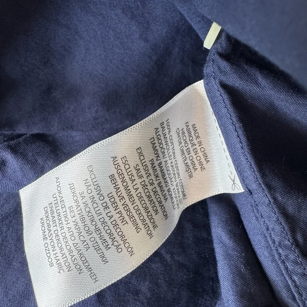 Polo Ralph Lauren Blue Featherweight Twill L/S Button Front Size 5XLB NWT